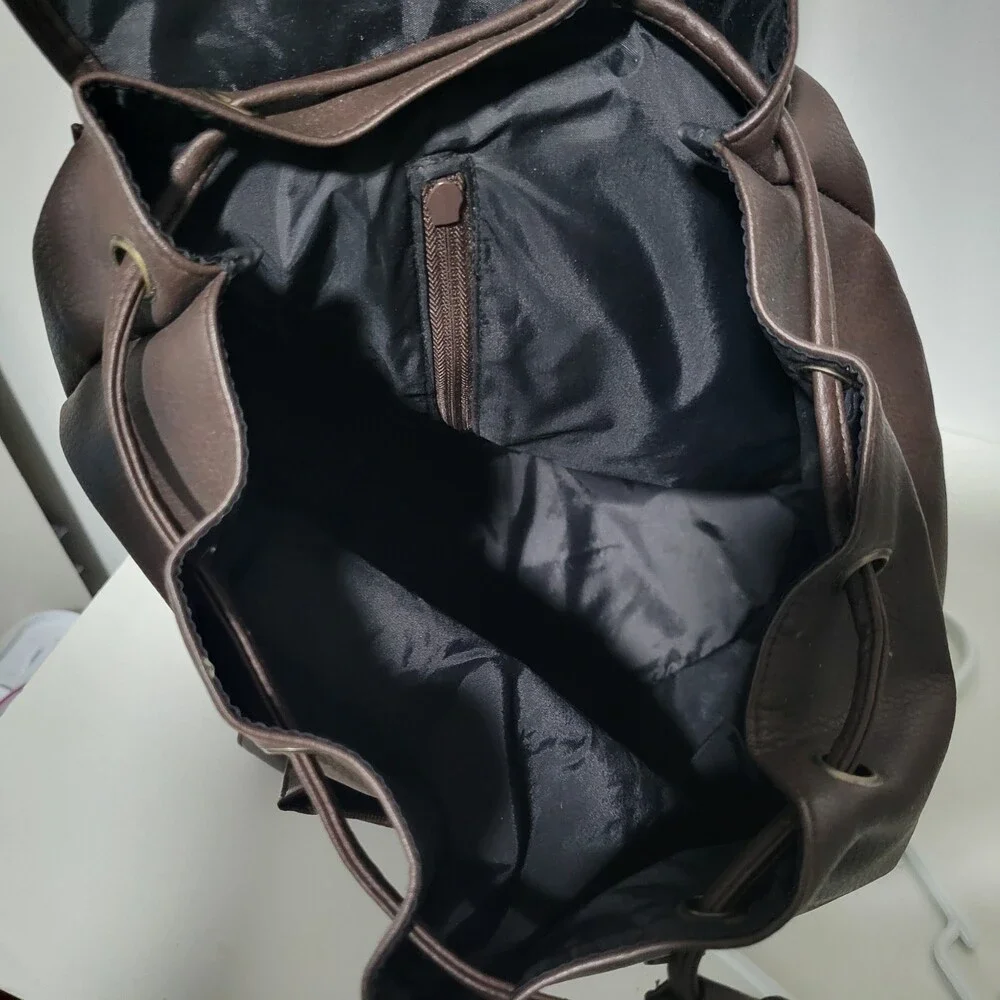 Disney Winnie the Pooh Tigger Eeyore Backpack Vintage Faux Leather Adjustable